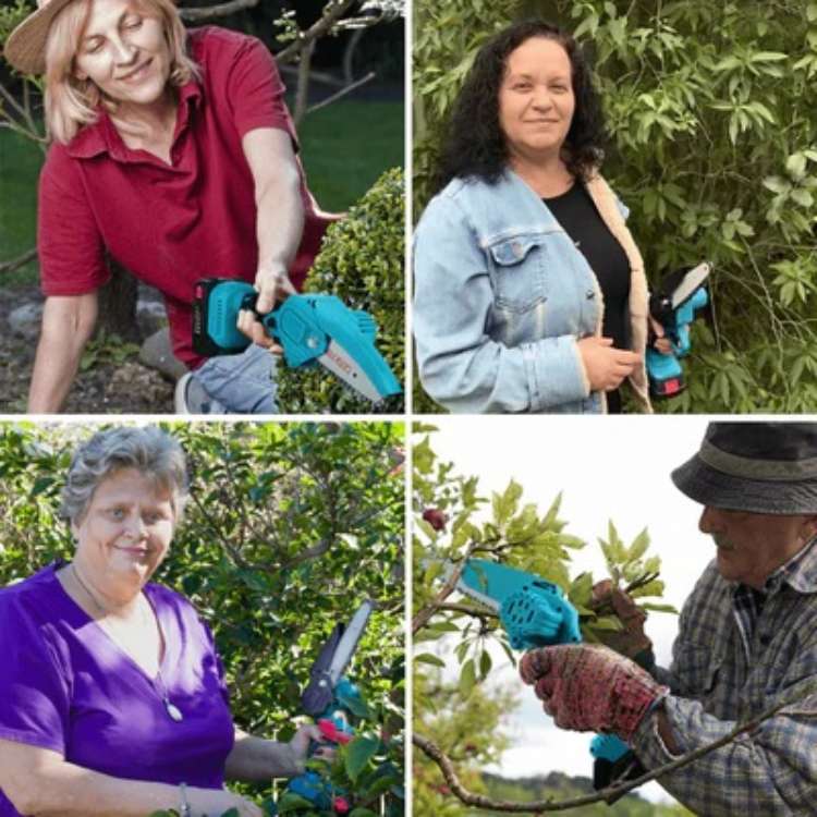 BowLift | Cordless Electric Chainsaw | Lightweight, Ergonomic Design & Ideal for Effortless Pruning and Trimming