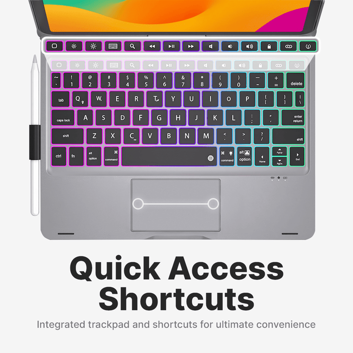 BowLift | Wireless Keyboard Case for iPad - Rotating Design