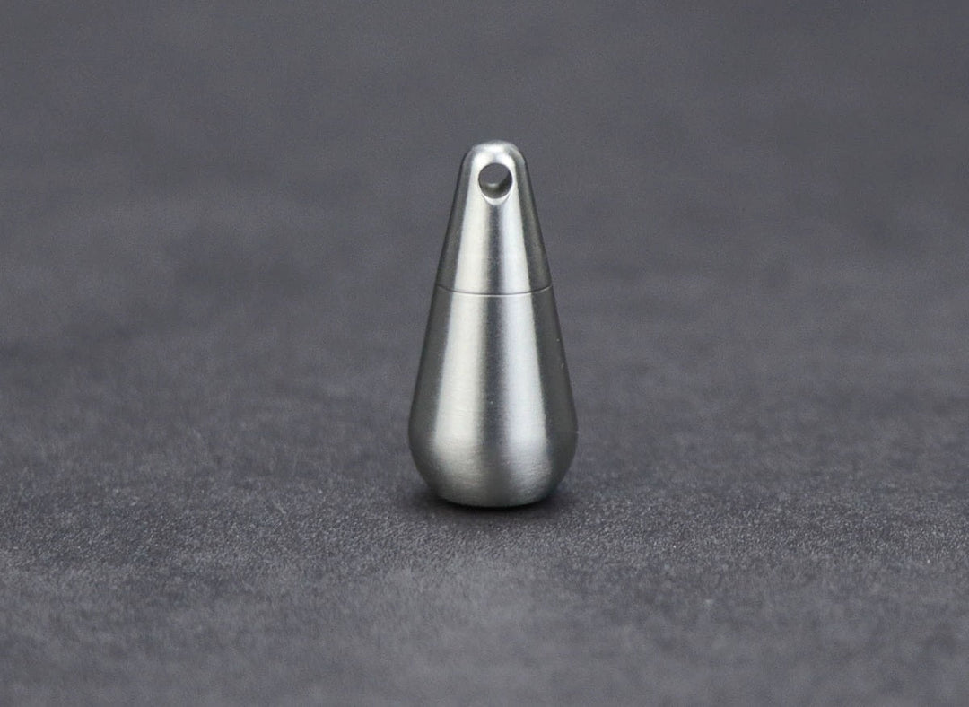BowLift | Titanium Droplet Mini Pill Box - Waterproof Travel Case