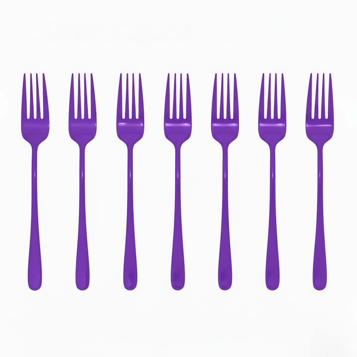 BowLift | Silvéra – Elegant Dining Fork, Durable Plated Stainless Steel Utensil