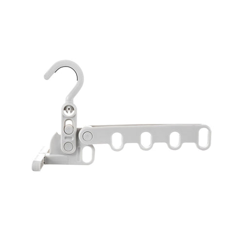 Foldable Travel Clothes Hanger with Rotating Hook