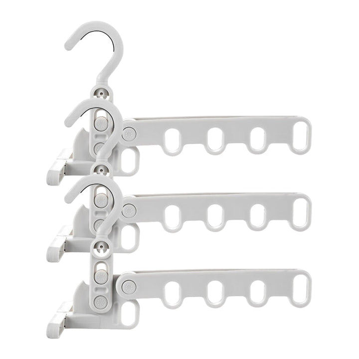 Foldable Travel Clothes Hanger with Rotating Hook