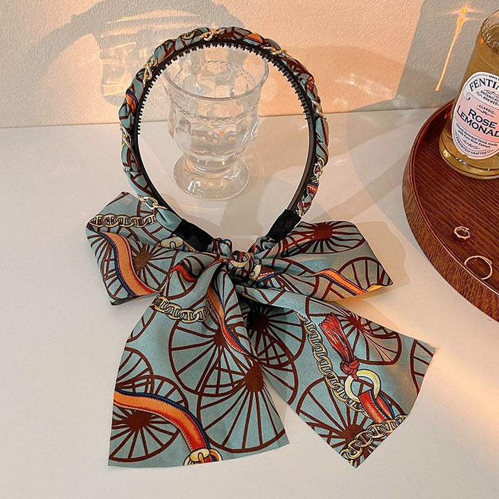 BowLift | Retro Long Ribbon Headband