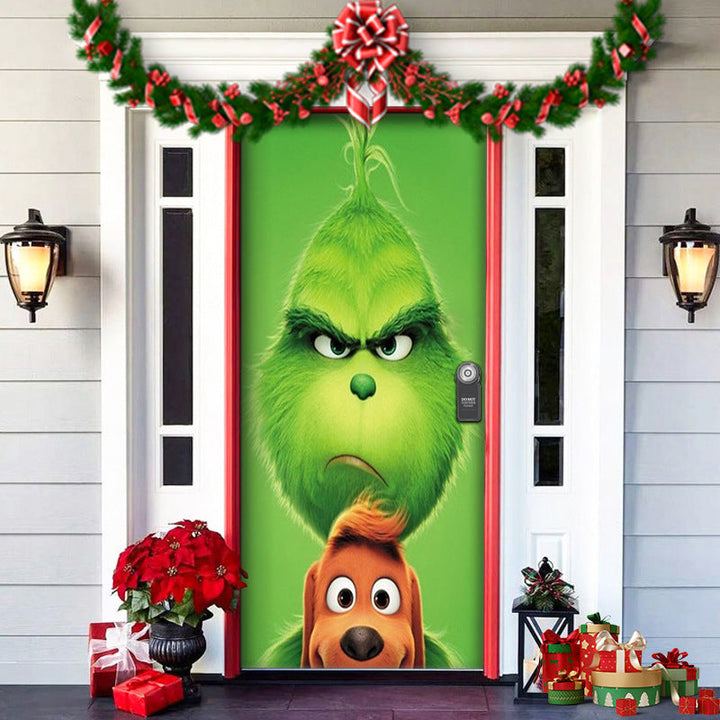 BowLift | Nightmare Before Christmas Outdoor Decorations Props Christmas Elves Door Cover