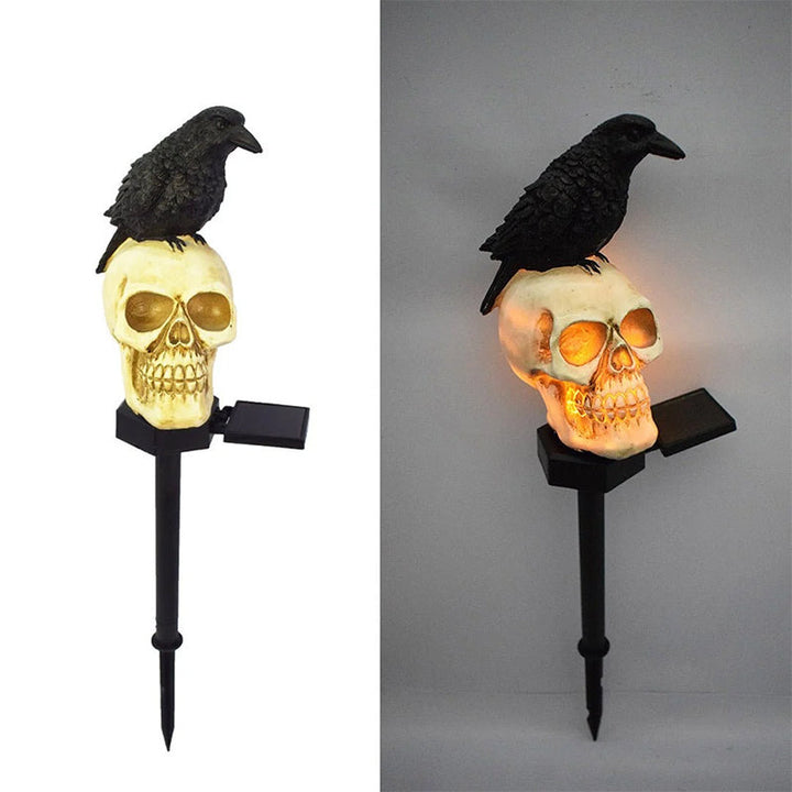 BowLift | Halloween Solar Skull Crow Decorative Lights