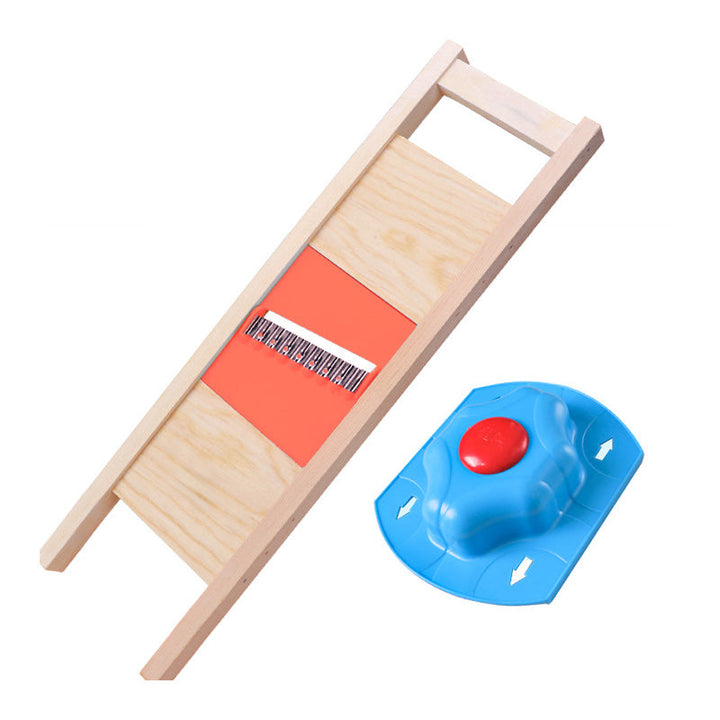 BowLift | Wooden Handle Potato Chips Slicer