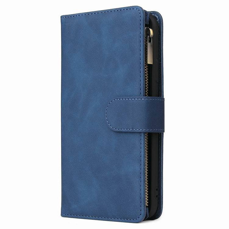 BowLift | Multi-card Zipper Pocket Leather Case for iPhone