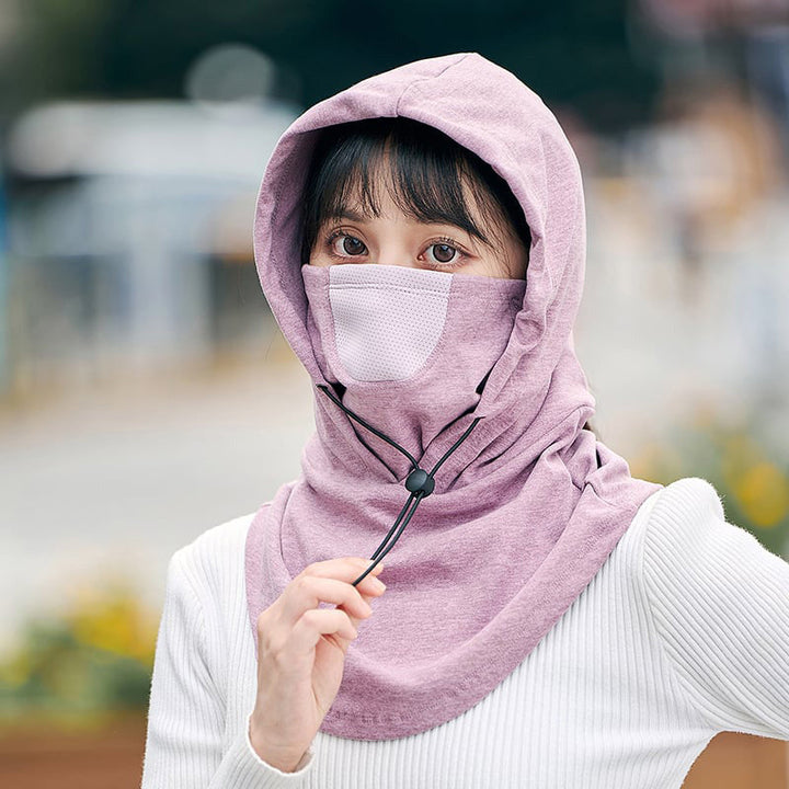 BowLift | Hooded Face Mask with Neck Warmer for Cycling