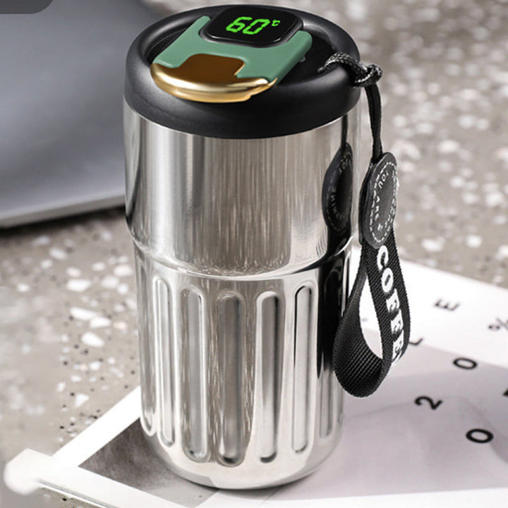 Coffee Thermos With Temperature Display | Bowlift