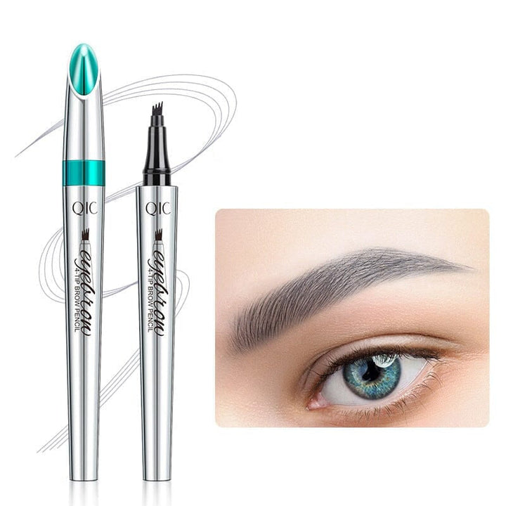 BowLift | Waterproof 3D Microblading Eyebrow Pencil with 4 Fork Tips