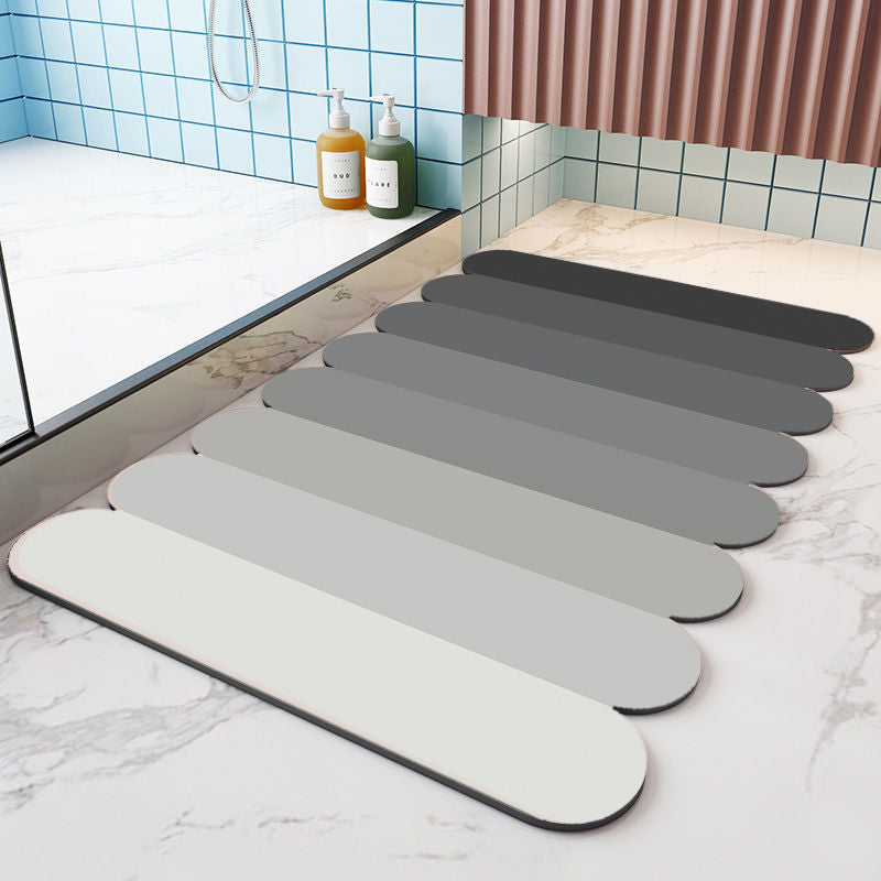 Non Slip Absorbent Stripe Floor Mat, Quick Drying Bathroom Balcony Rug | Bowlift