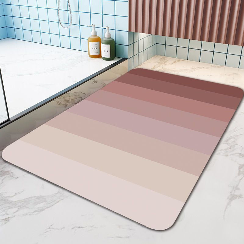 Non Slip Absorbent Stripe Floor Mat, Quick Drying Bathroom Balcony Rug | Bowlift