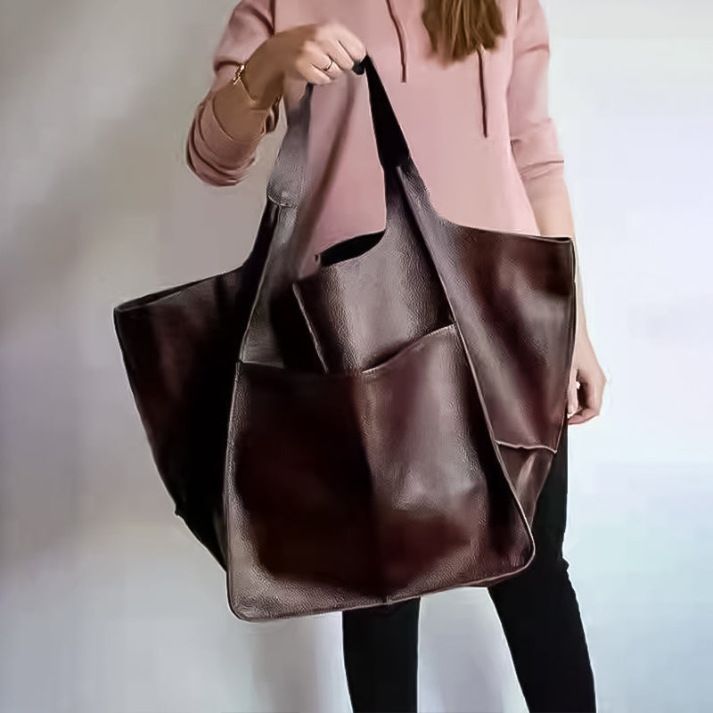BowLift | Oversized Leather Tote