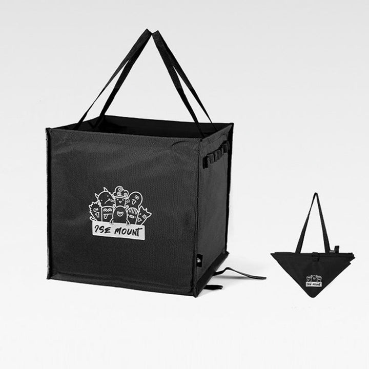 Foldable multifunctional trash can for outdoor use | Bowlift