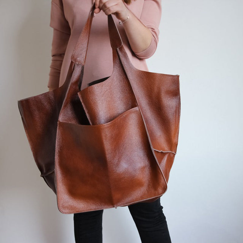 BowLift | Oversized Leather Weekend Bags