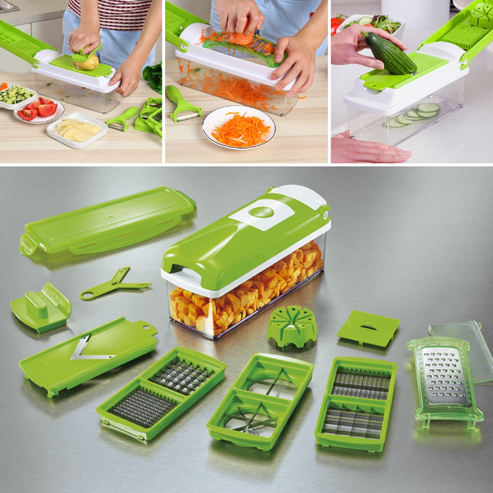 BowLift | SlicePro 12-in-1 Multifunctional Vegetable Chopper