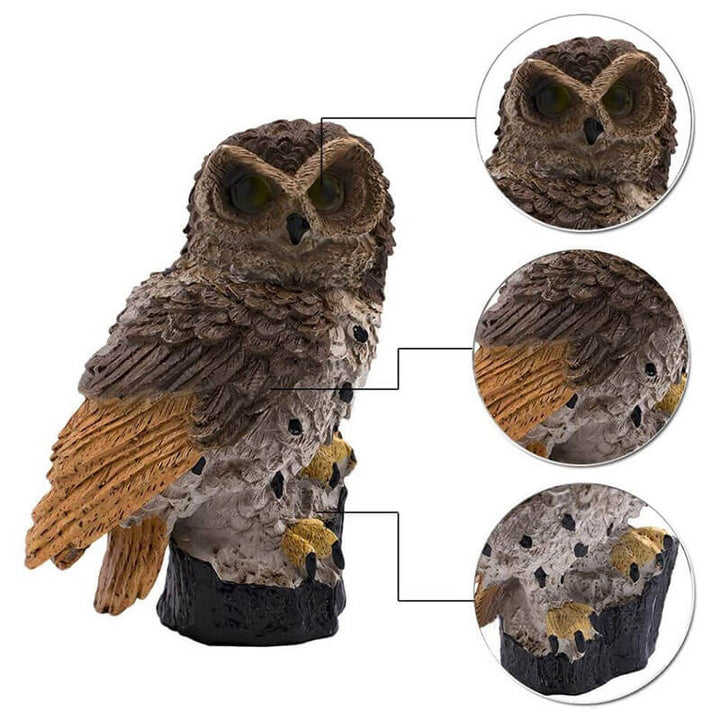 BowLift | Owl Garden Lamp on Solar Energy - OwlGlow