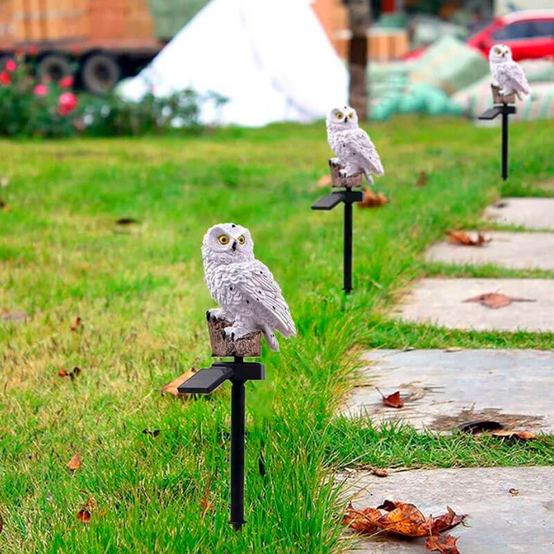 BowLift | Solar powered Owl Garden Lamp - OwlGlow