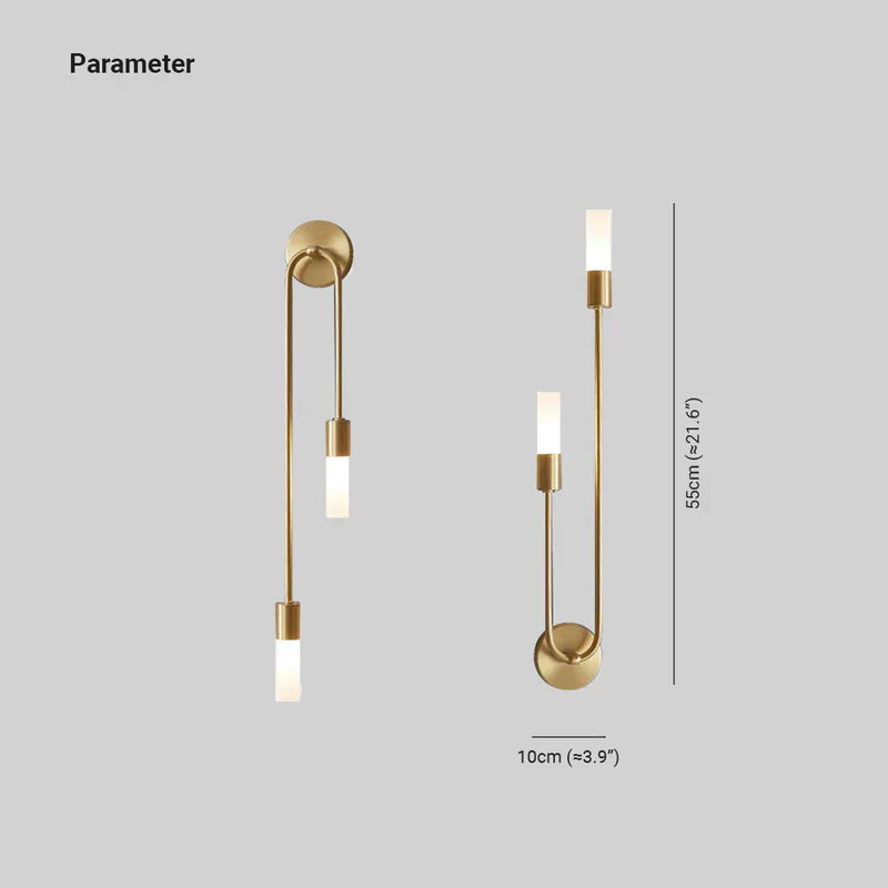 BowLift | Wall Light Gold LED Modern Bedside Lamp