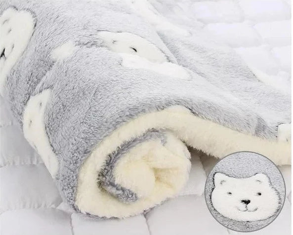 SnuggleSoft Warm Cat Blanket Bowlift