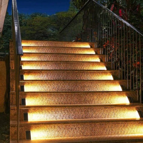 BowLift | Outdoor Solar Step Lights with Warm LED Glow