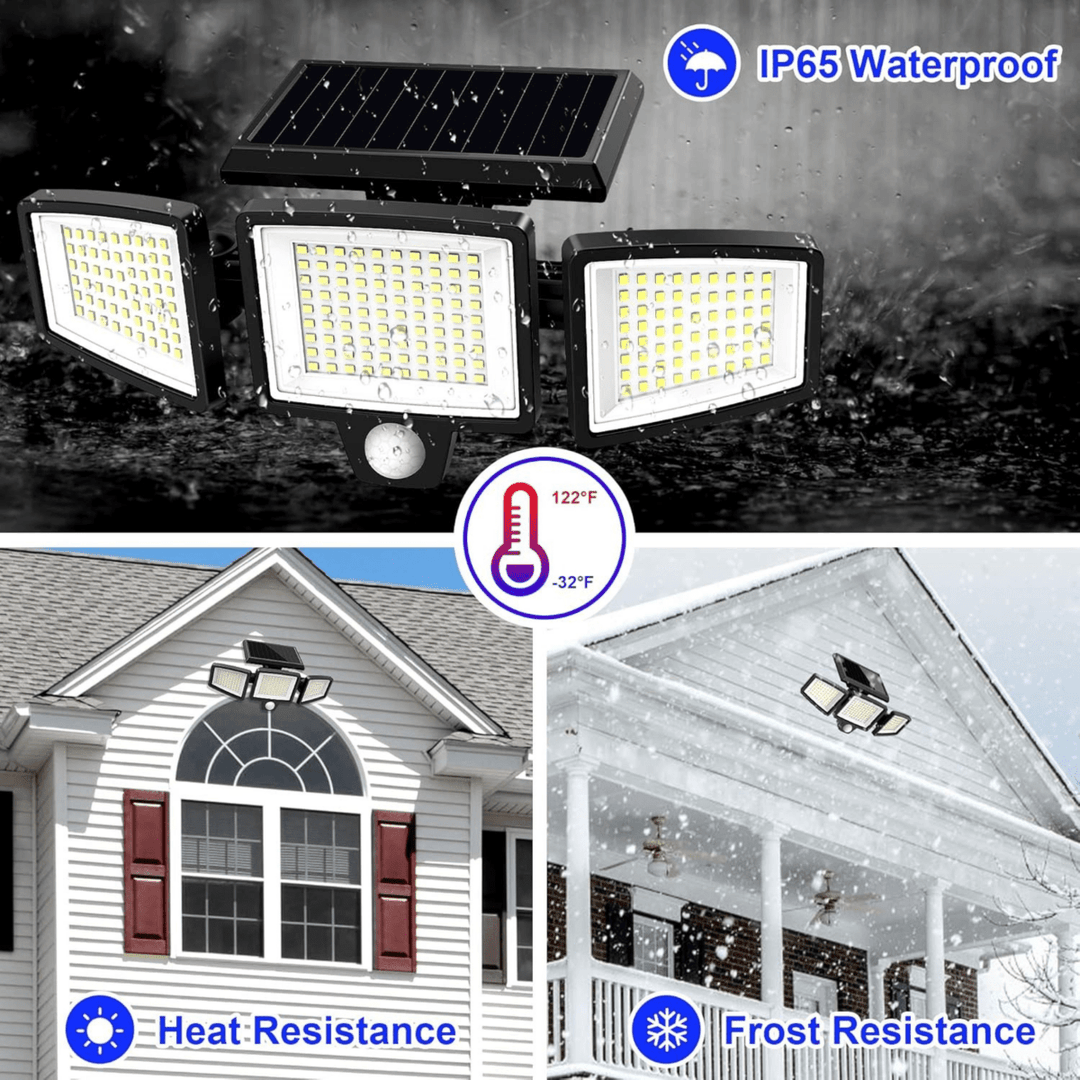 BowLift | SOLARGUARD – Solar Security Light with Motion Sensor and Remote Control