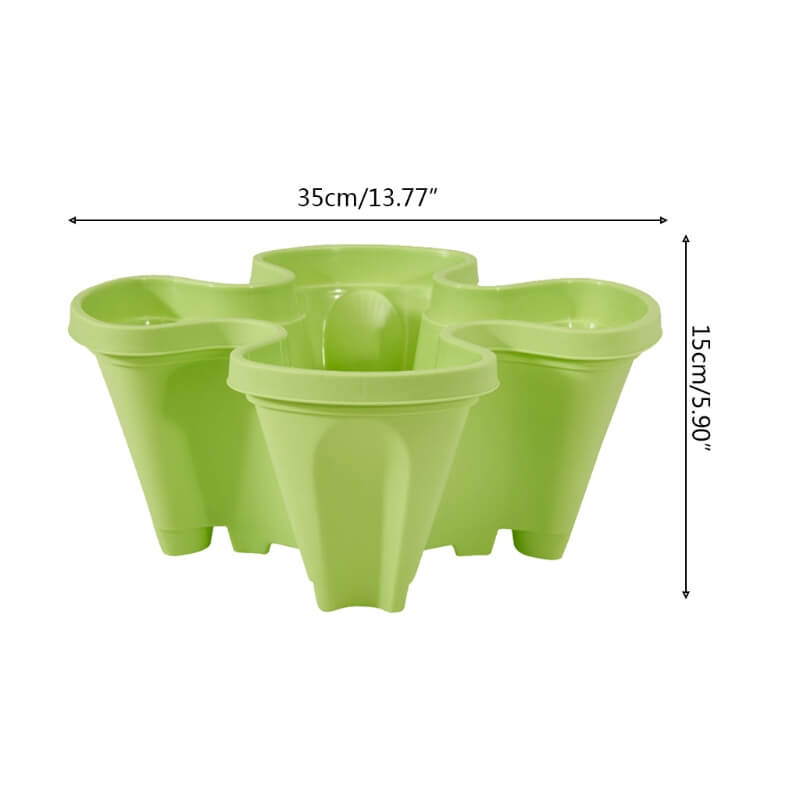 BowLift | Space-saving Stackable Plant Pots - StrawberryStack
