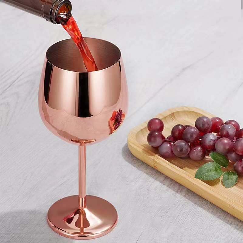 BowLift | 500ml Stainless Steel Wine Glasses