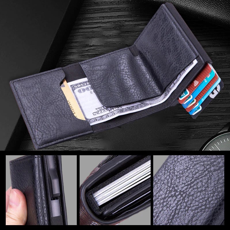 BowLift | Men's Wallet With Automatic Card Pocket