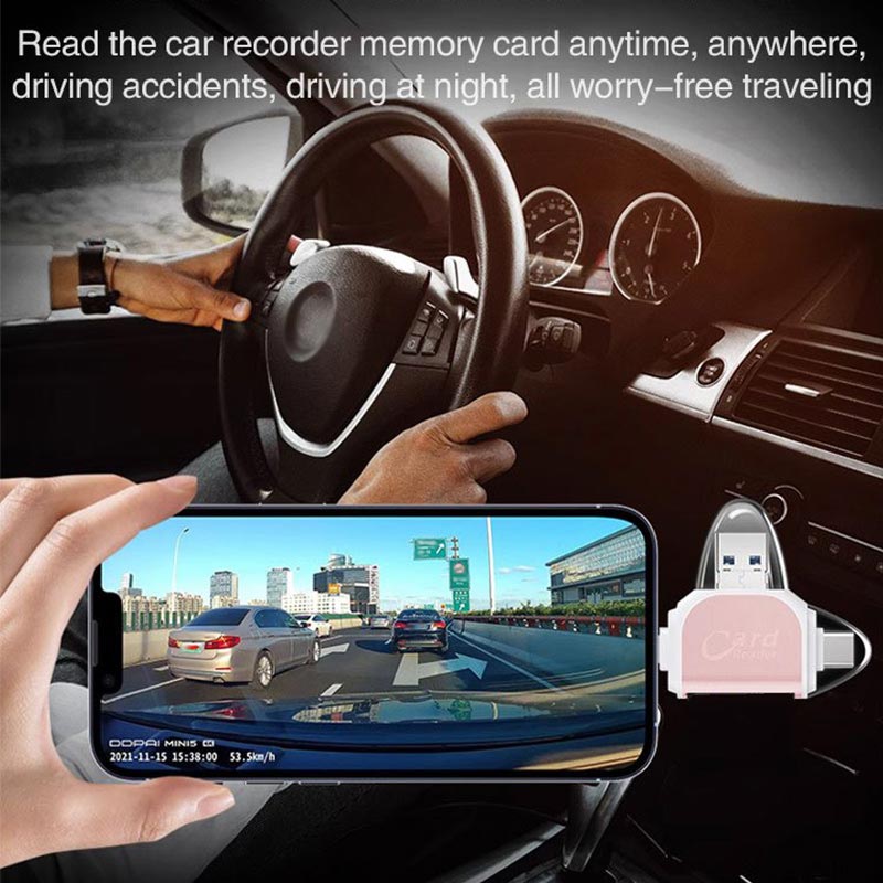 BowLift | 4-in-1 multifunctional card reader with multiple ports