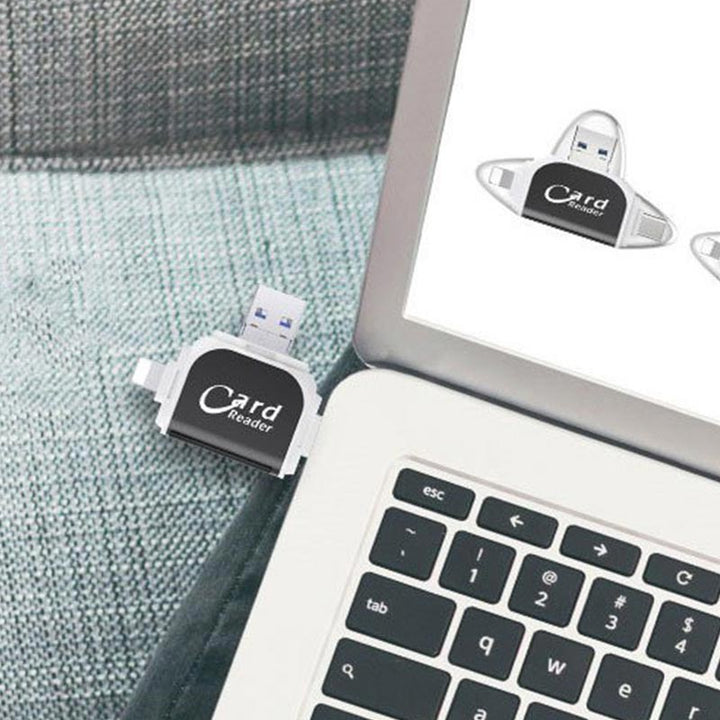 BowLift | 4-in-1 multifunctional card reader with multiple ports