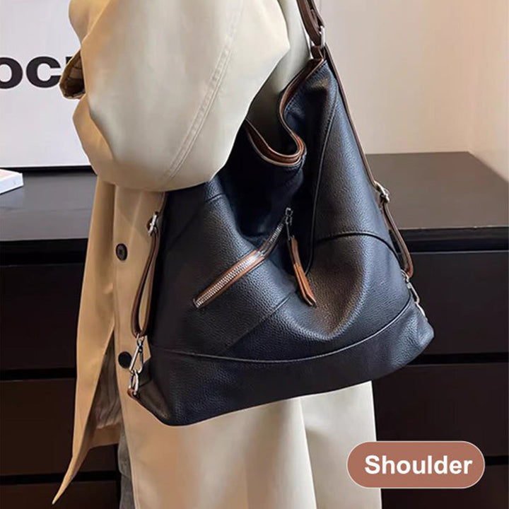 BowLift | Large Capacity PU Leather Bucket Bag