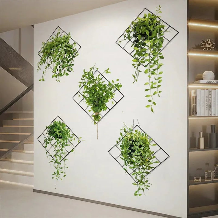 BowLift | 3D wall sticker with green plant