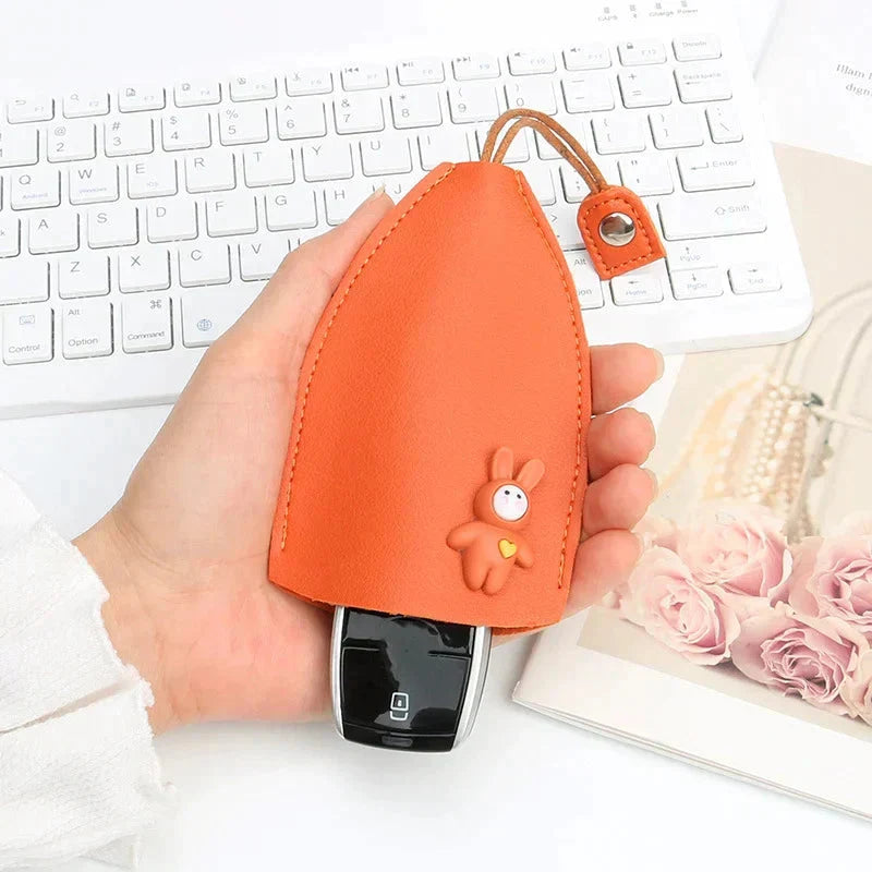 BowLift | Creative retractable, cute car keychain case with large capacity