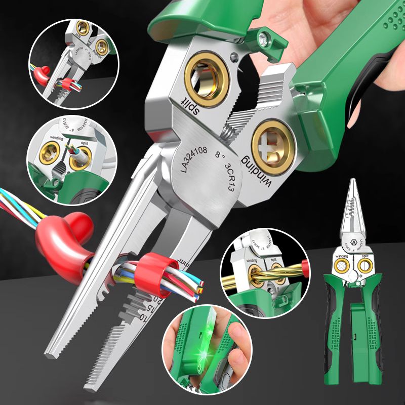 BowLift | 8-in-1 Multifunctional newspaper insulation scissors with electric test