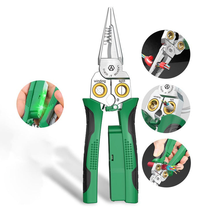 BowLift | 8-in-1 Multifunctional newspaper insulation scissors with electric test