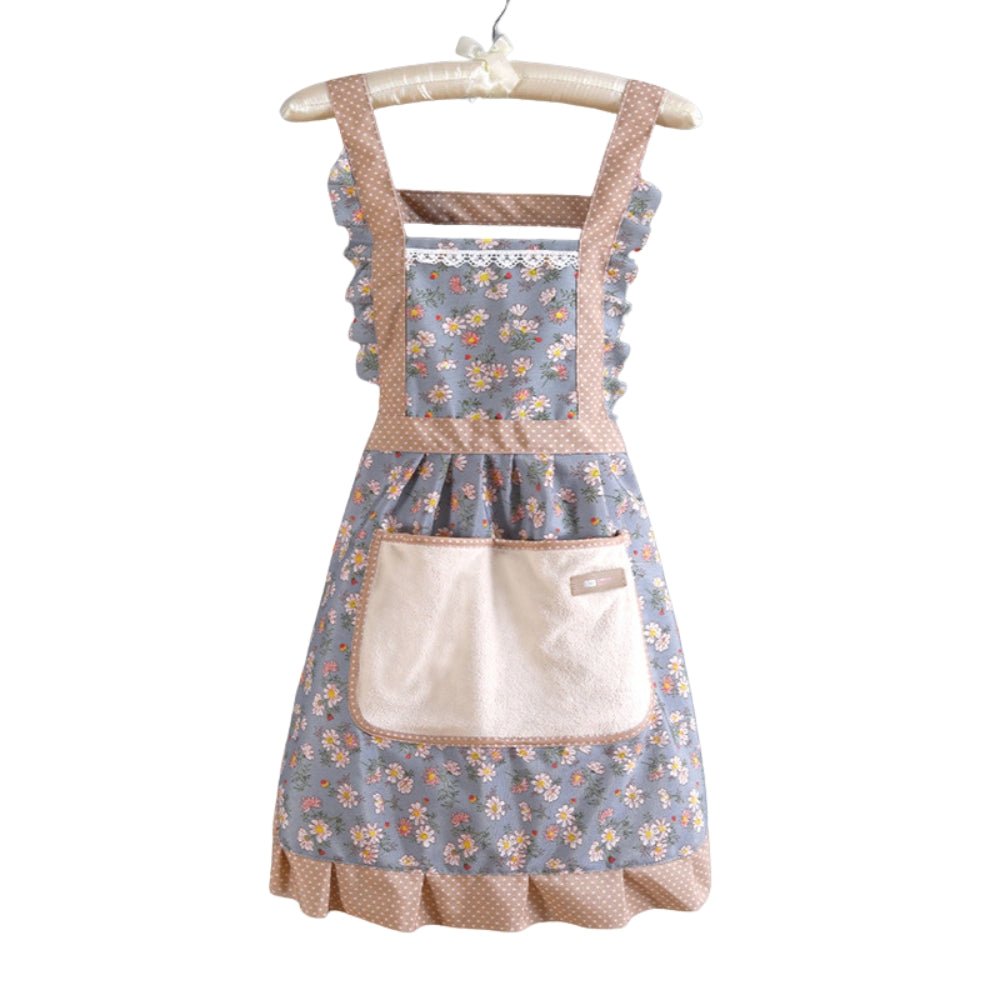 BowLift | StainShield – Elegant Floral Apron with Full Coverage SEO Title