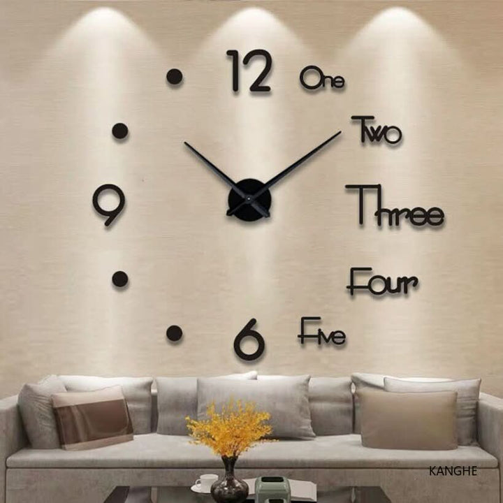 BowLift | Stylish 3D Wall Clock - TimeFlow