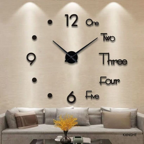 BowLift | Stylish 3D Wall Clock - TimeFlow