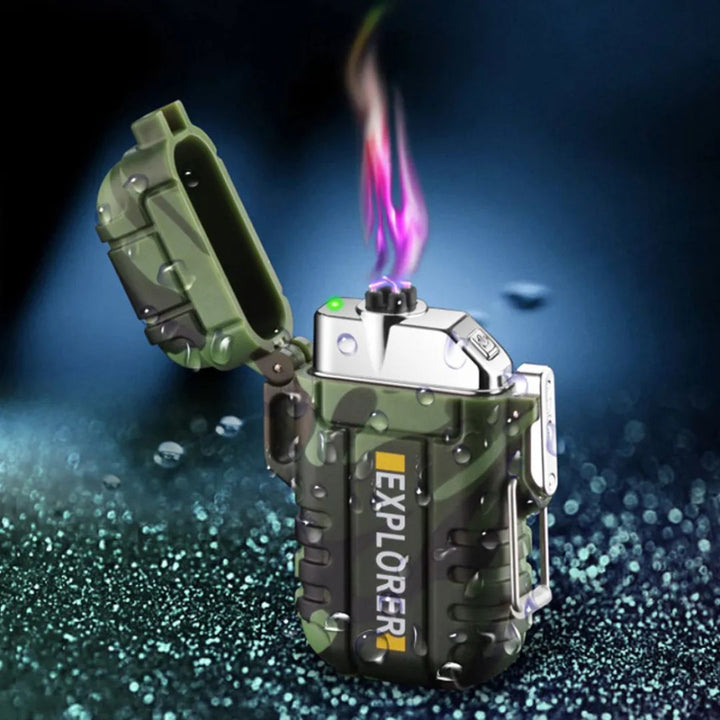 BowLift | Electric Double Arc Lighter | Rechargeable, Windproof & Ideal for Camping and Outdoor Adventures