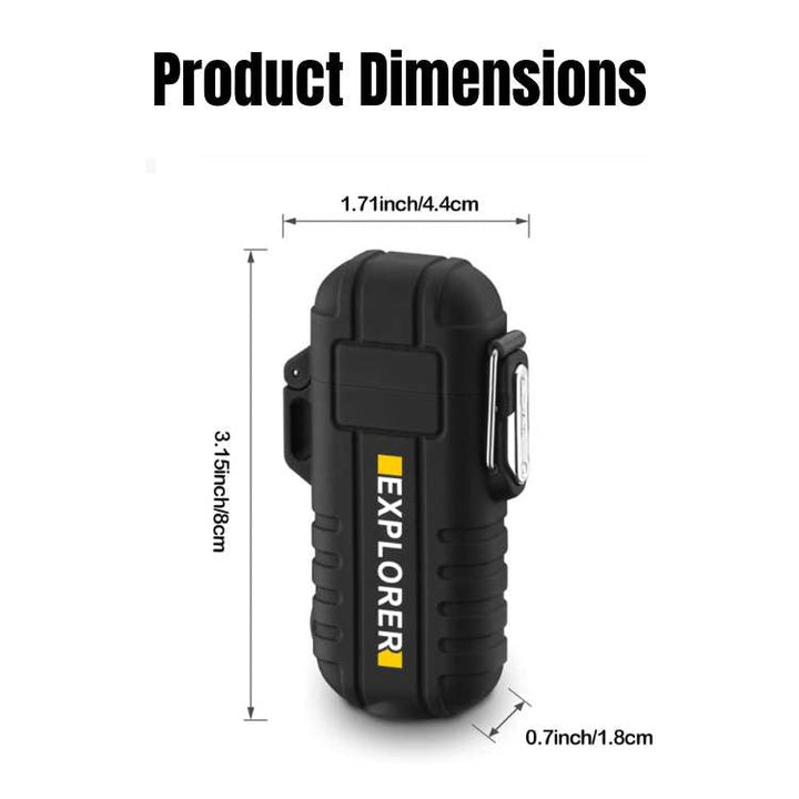 BowLift | Electric Double Arc Lighter | Rechargeable, Windproof & Ideal for Camping and Outdoor Adventures