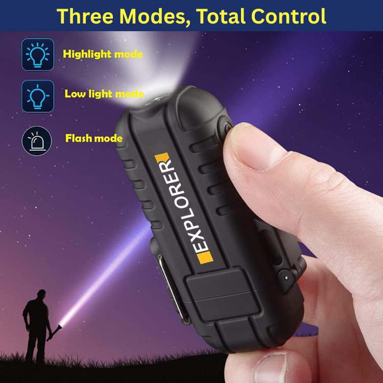 BowLift | Electric Double Arc Lighter | Rechargeable, Windproof & Ideal for Camping and Outdoor Adventures
