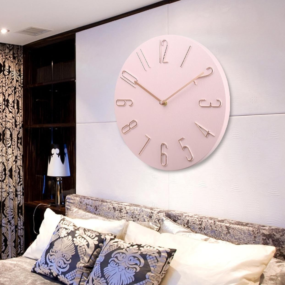 Silent Quartz Wall Clock with ABS Housing