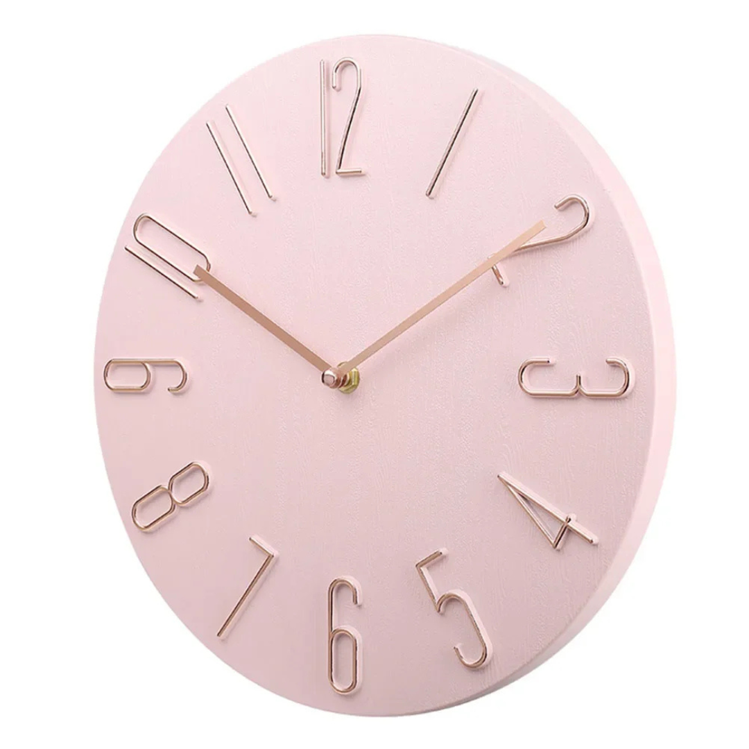 Silent Quartz Wall Clock with ABS Housing