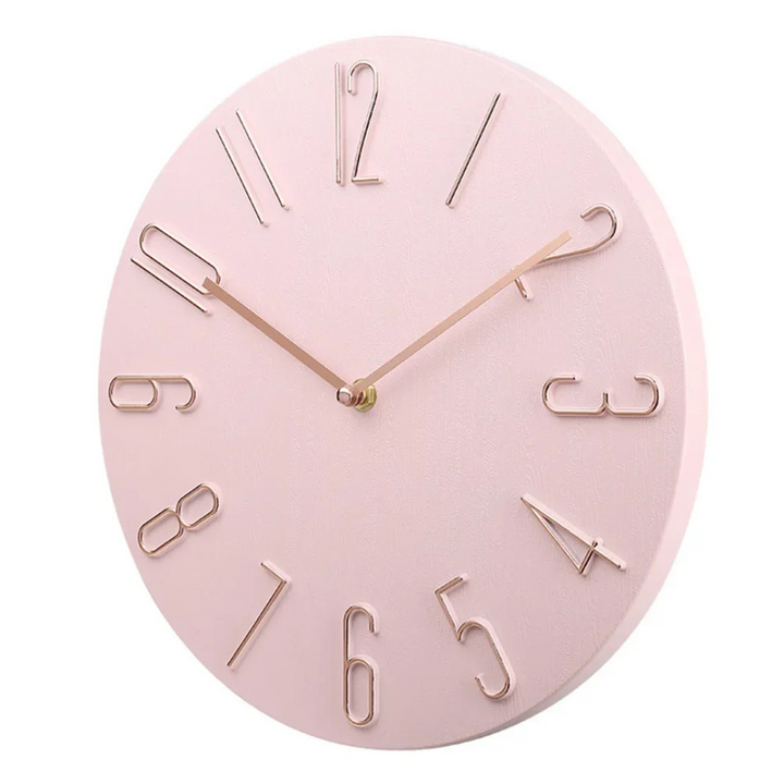 Silent Quartz Wall Clock with ABS Housing