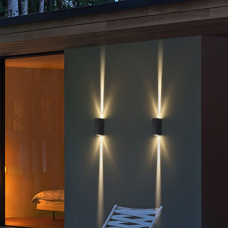 BowLift | Wall Light Modern Black Outdoor LED Fixture
