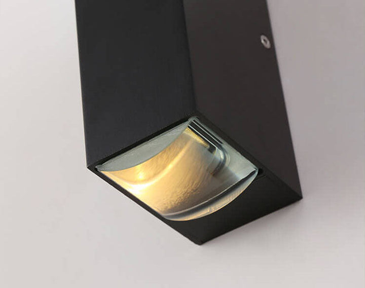 BowLift | Wall Light Modern Black Outdoor LED Fixture