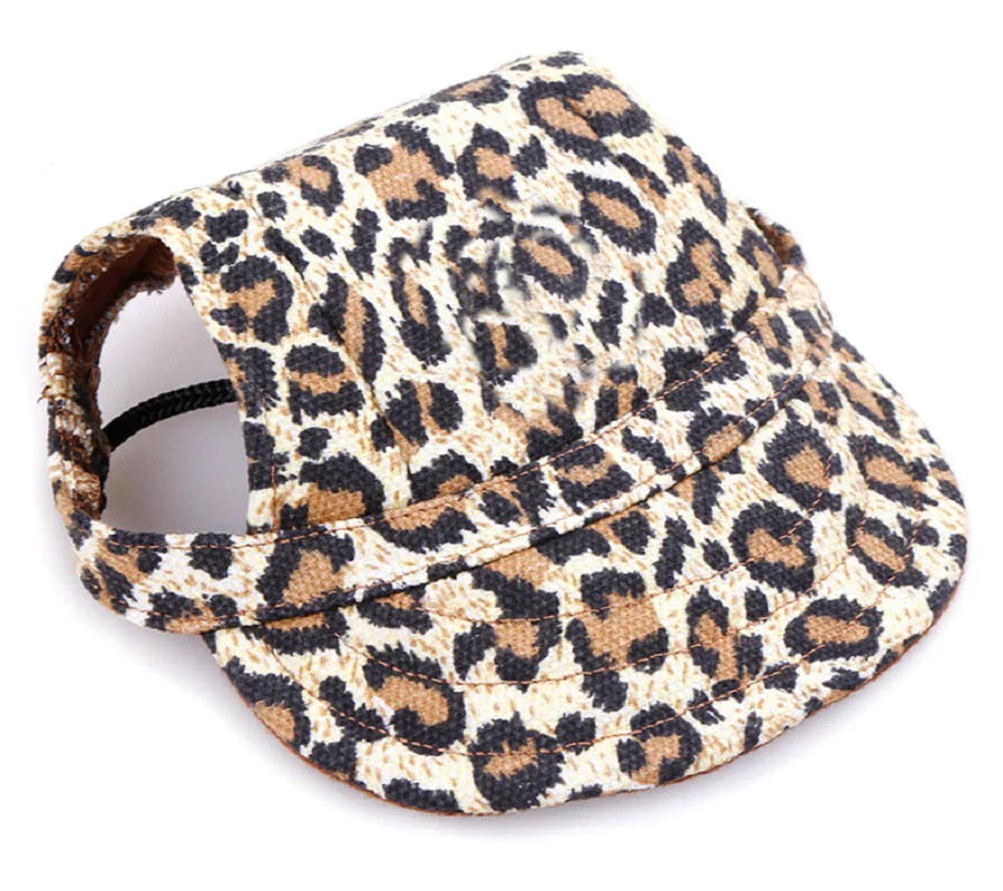 Stylish Round Brim Dog Hat - SunnyPaws Bowlift
