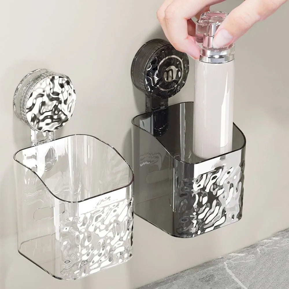 BowLift | Shower Caddy Suction Acrylic Bathroom Shelves