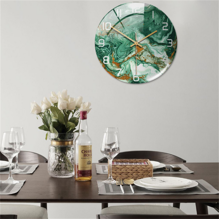 BowLift | Stylish Wall Clock with Marble Texture - MarbleTime